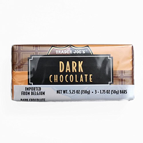 Belgian Dark Chocolate Bars 3 Variety Pack - Total 9 Bars, 1.7 ounces