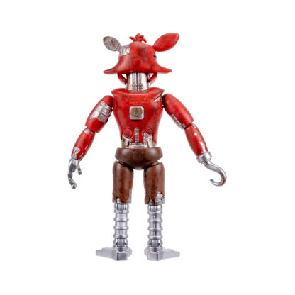JAKKS Pacific | FNAF | Withered Foxy 5" Articulated Figure | Jumpscare & Glow-in-the-Dark Eyes