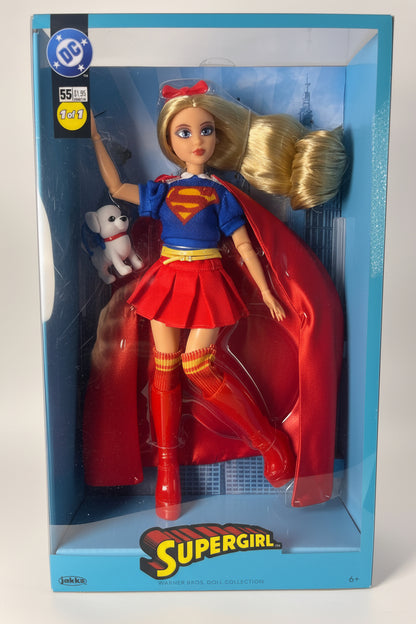 DC Supergirl Collector Fashion Doll with Dog & Accessories