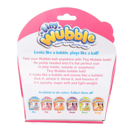 Tiny Wubble Bubble Ball – Pink | Stretchy, Bouncy & Super Squishy Sensory Toy