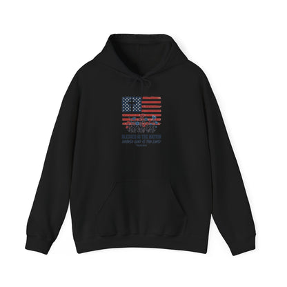 Blessed Is the Nation | Flag Cross Tee | Faith & Freedom 4th of July