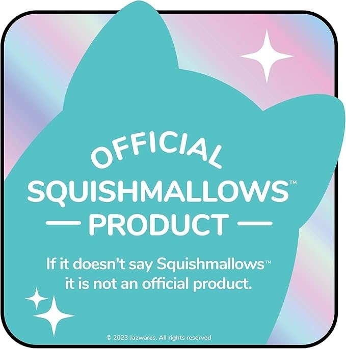 Jazwares Squishmallows Original Tatiana the Teal Dragon with Red Bandana - 7"