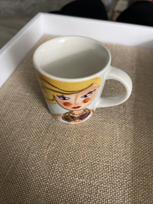 Starbucks Mini Handpainted Mermaid Mug 3 fluid oz