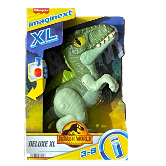 Jurassic World Dominion Deluxe XL Growlin' Giga Dino -Fisher-Price Imaginext
