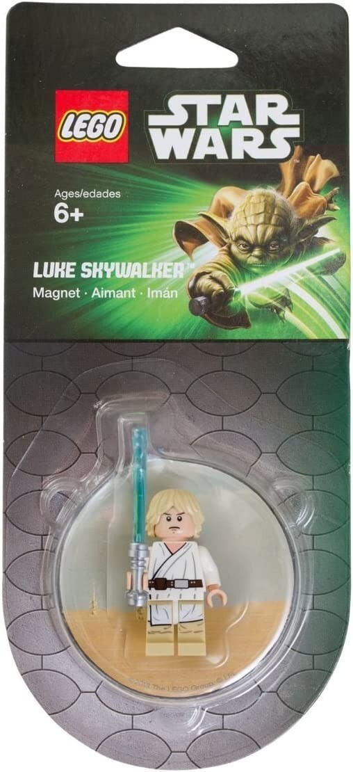 LEGO Star Wars Luke Skywalker Minifigure Fridge Magnet 850636