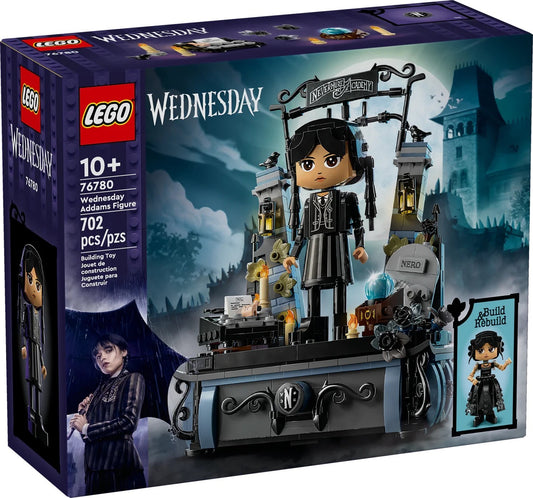 LEGO Wednesday Addams 76780 - Netflix Series Building Set with Nevermore Academy Gate