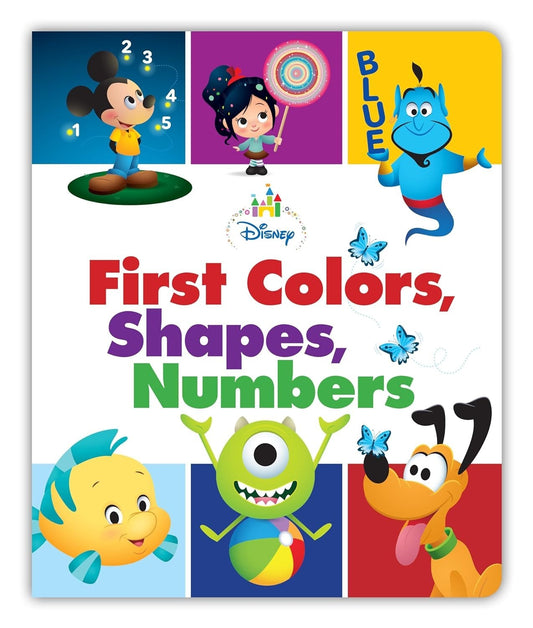 Disney First Colors, Shapes, Numbers Board Book - Early Learning for Toddlers