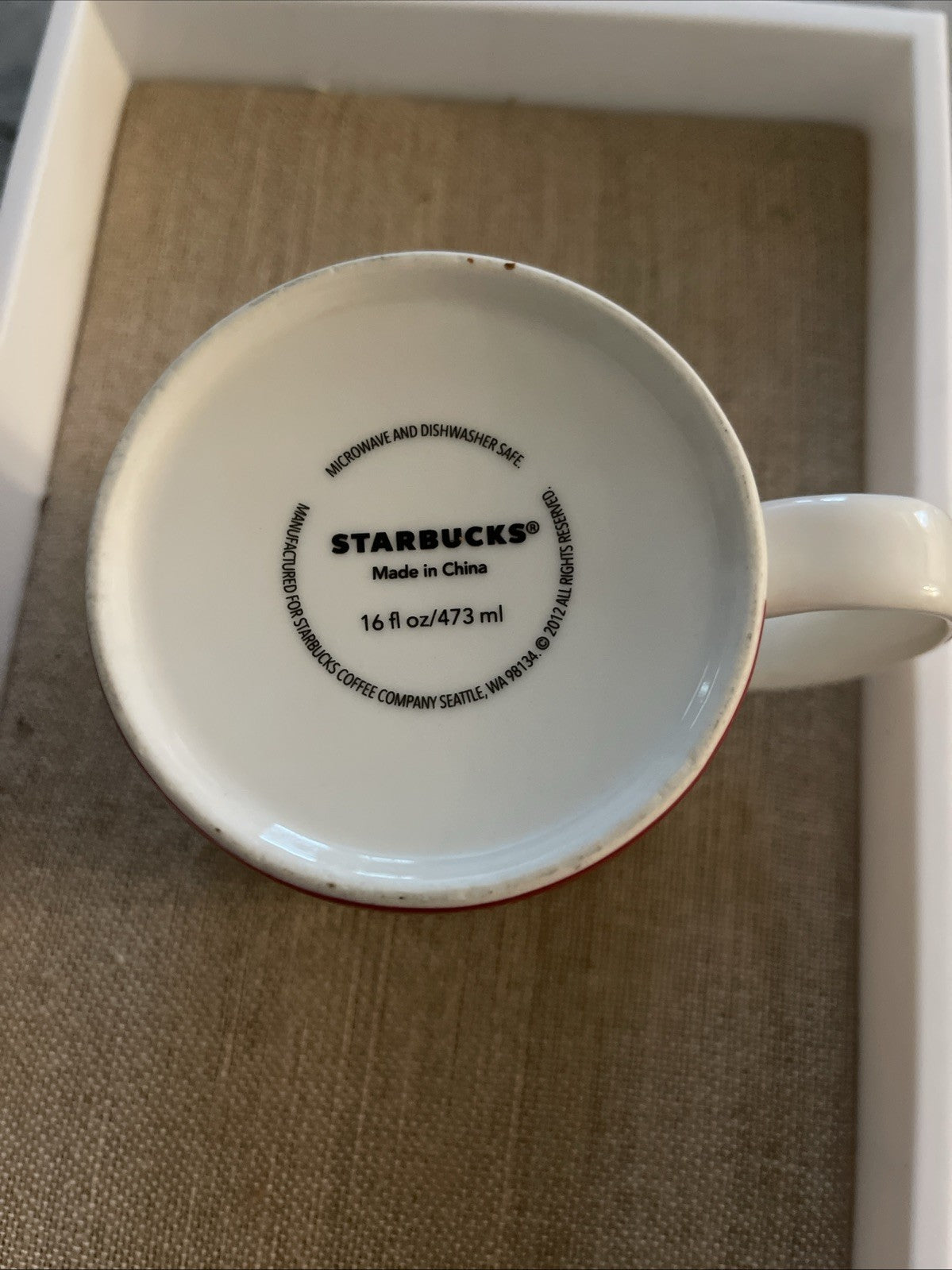 Starbucks You Are Here Collection Manila Mug 16oz