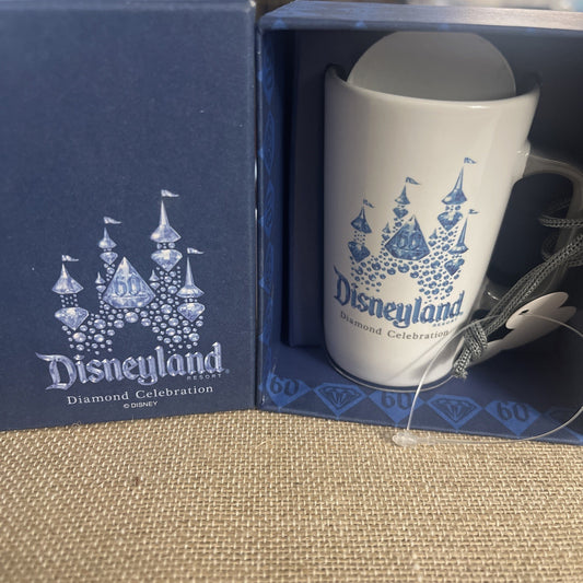 Starbucks Disneyland 60th Anniversary 2oz Espresso Mug Ornament - Limited Edition Collectible
