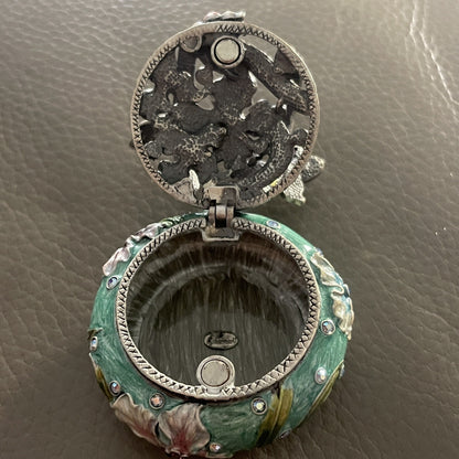 Rucinni Butterfly & Dragonfly Trinket Box - Decorative Jewelry Storage