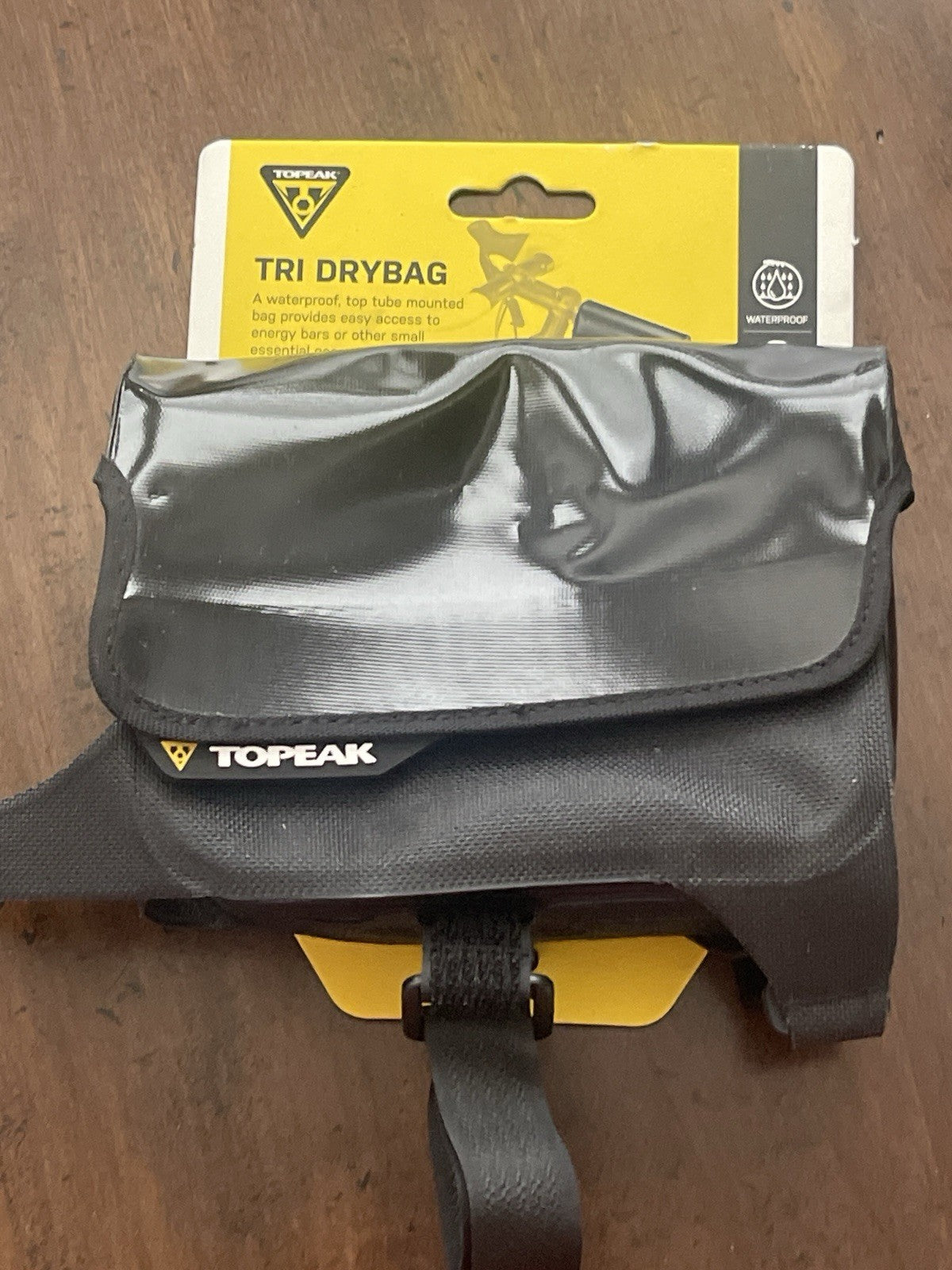 Topeak Tri Dry Bag - Black Waterproof Top Tube Bike Bag Pack Triathlon TT9815B
