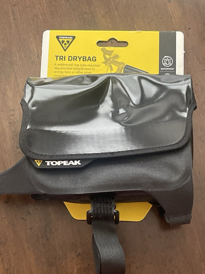 Topeak Tri Dry Bag - Black Waterproof Top Tube Bike Bag Pack Triathlon TT9815B