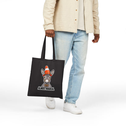 Printify | Almost Magical Donkey Tote Bag | Funny Animal Gift | Canvas Tote
