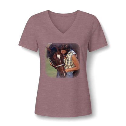 Amazing Grace Ranch | Tomcat Chex | Women's V-Neck Tee 2 | Choose Color