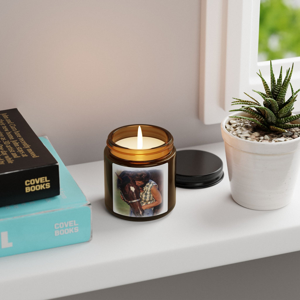 Amazing Grace Ranch | Tomcat Chex | Amber Jar Soy Candle 4oz | Choose Scent