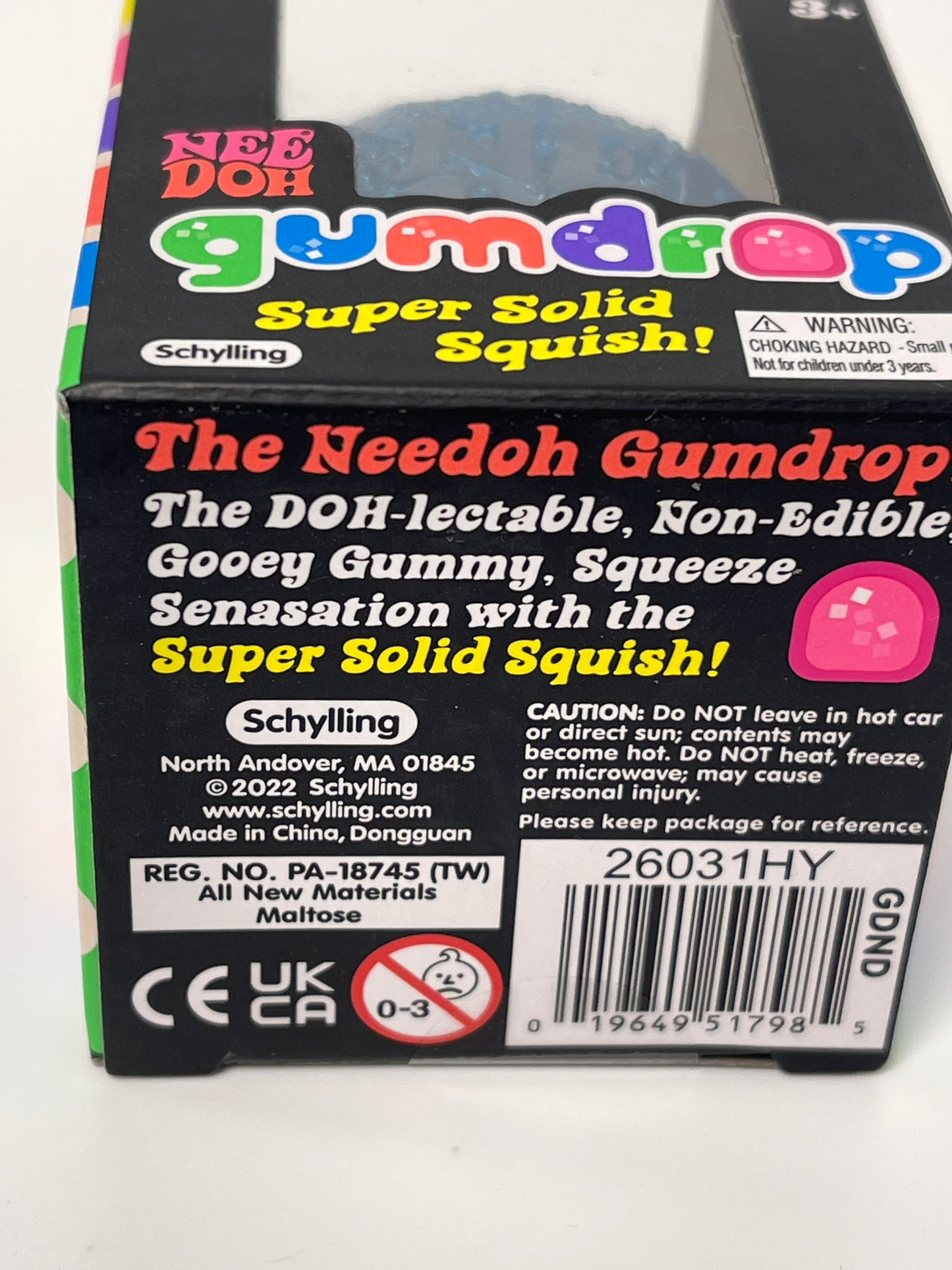 Needoh Gumdrop | Squishy Fidget Toy (Blue)