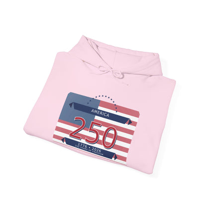 250 Years of Freedom Hoodie | America 250th Anniversary | Patriotic Sweatshirt | Choose Color