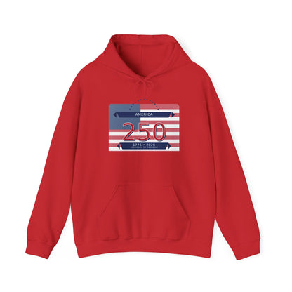 250 Years of Freedom Hoodie | America 250th Anniversary | Patriotic Sweatshirt | Choose Color