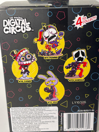 Packaging of 'The Amazing Digital Circus' with colorful characters on a black background