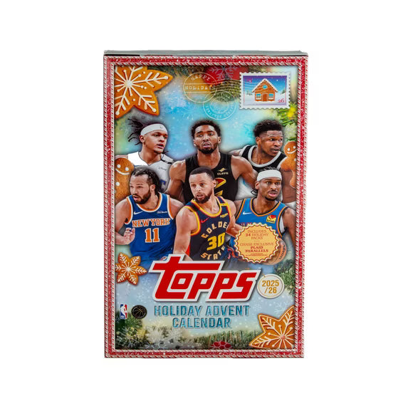Topps | 2025-26 NBA Holiday Basketball | Advent Calendar Trading Card Set