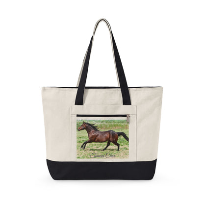 Amazing Grace Ranch | Tomcat Chex | Zippered Canvas Tote | Choose Color