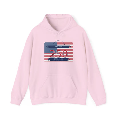250 Years of Freedom Hoodie | America 250th Anniversary | Patriotic Sweatshirt | Choose Color