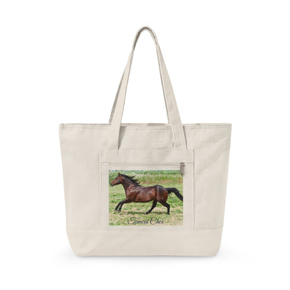 Amazing Grace Ranch | Tomcat Chex | Zippered Canvas Tote | Choose Color