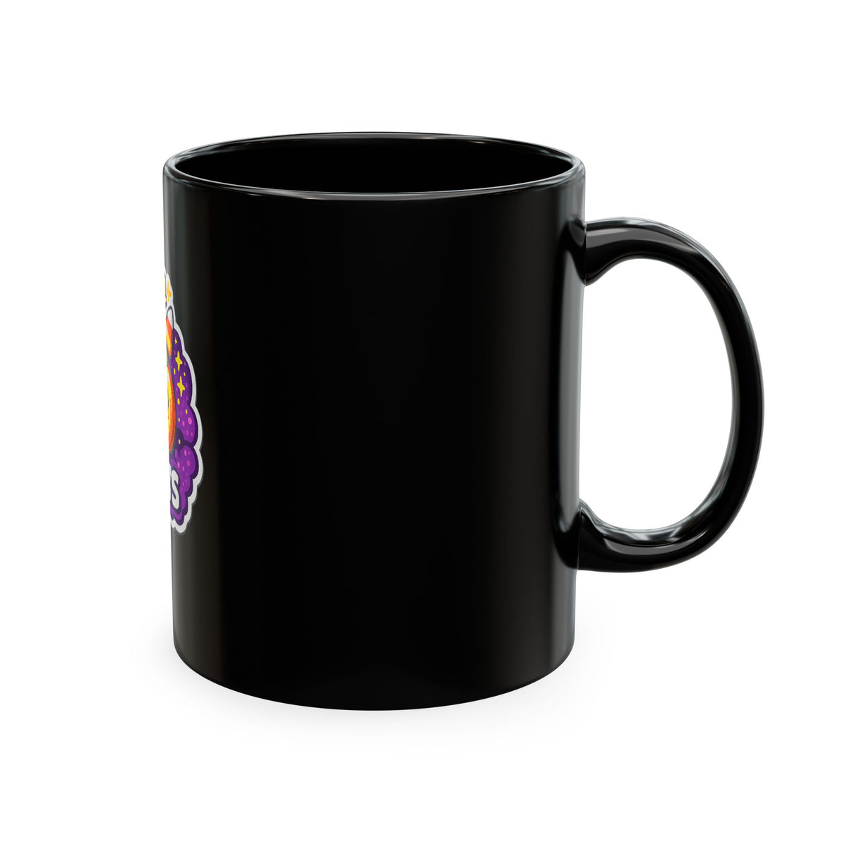 Printify | Halloween "Only Treats" Ceramic Mug | Ghost & Pumpkin | 11oz