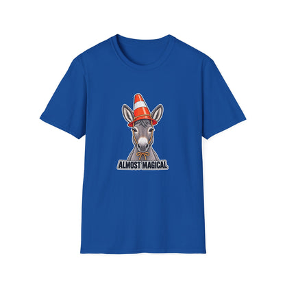 Almost Magical | Cute Donkey Wearing Traffic Cone | Tee