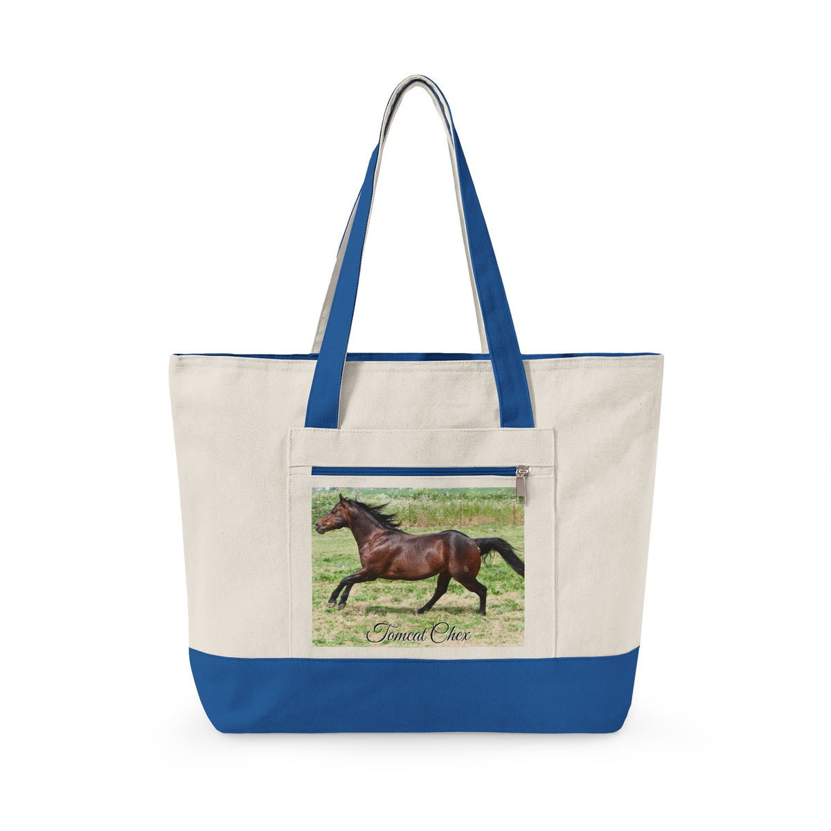 Amazing Grace Ranch | Tomcat Chex | Zippered Canvas Tote | Choose Color