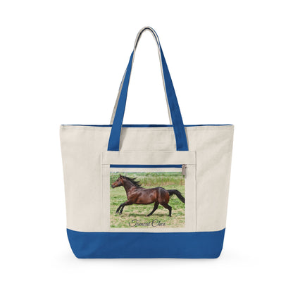 Amazing Grace Ranch | Tomcat Chex | Zippered Canvas Tote | Choose Color
