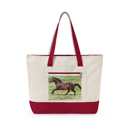 Amazing Grace Ranch | Tomcat Chex | Zippered Canvas Tote | Choose Color