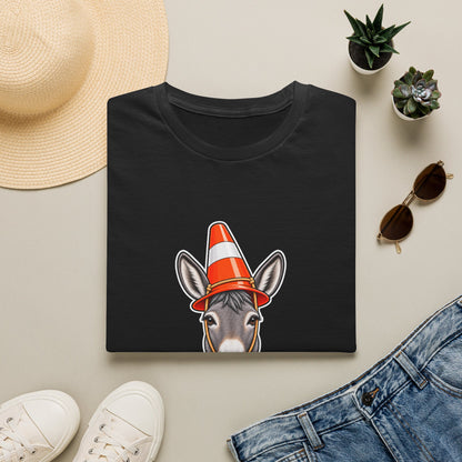 Almost Magical | Cute Donkey Wearing Traffic Cone | Tee