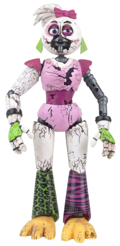 JAKKS Pacific | Five Nights at Freddy's Endo Series | Glamrock Chica & Shattered Glamrock Chica | Action Figure 2-Pack