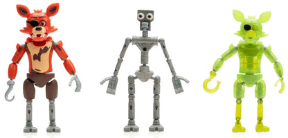 Five Nights at Freddy's Endo Series Classic Foxy & Radioactive Foxy Action Figure