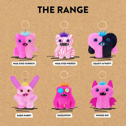 ZURU | Fuggler | Baby Pinkles Sasquoosh | 3.5" Plush Bag Charm