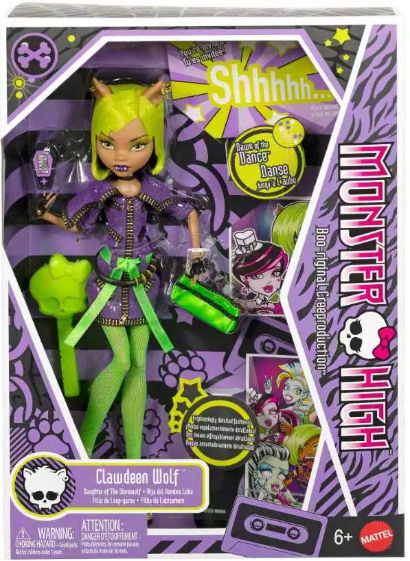 Mattel | Monster High Dawn of the Dance | Creeproduction Clawdeen Wolf Doll