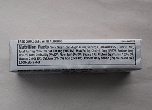 Belgian Dark Chocolate Bars 3 Variety Pack - Total 9 Bars, 1.7 ounces
