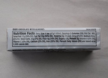 Belgian Dark Chocolate Bars 3 Variety Pack - Total 9 Bars, 1.7 ounces