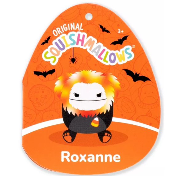 Jazwares | Squishmallows | Roxanne Black Candycorn Bigfoot | 12-Inch Plush