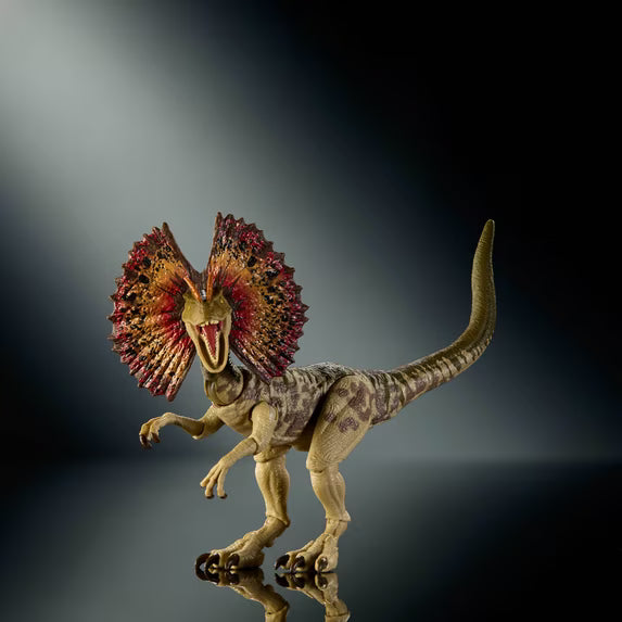 Hammond Collection | Dilophosaurus | Jurassic World Dinosaur Figure | Mattel