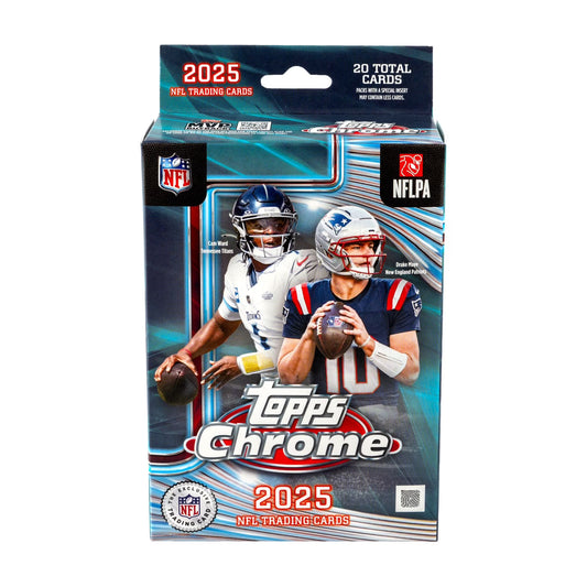 2025 Topps Chrome NFL Football Hanger Box