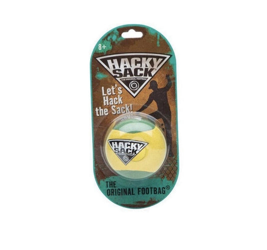 Hacky Sack with packaging on a white background