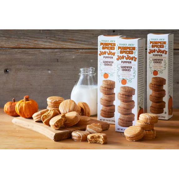 Trader Joe's | Pumpkin Spiced Joe-Joe's | Sandwich Cookies | Pack of 2