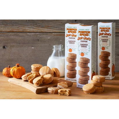 Trader Joe's | Pumpkin Spiced Joe-Joe's | Sandwich Cookies | Pack of 2