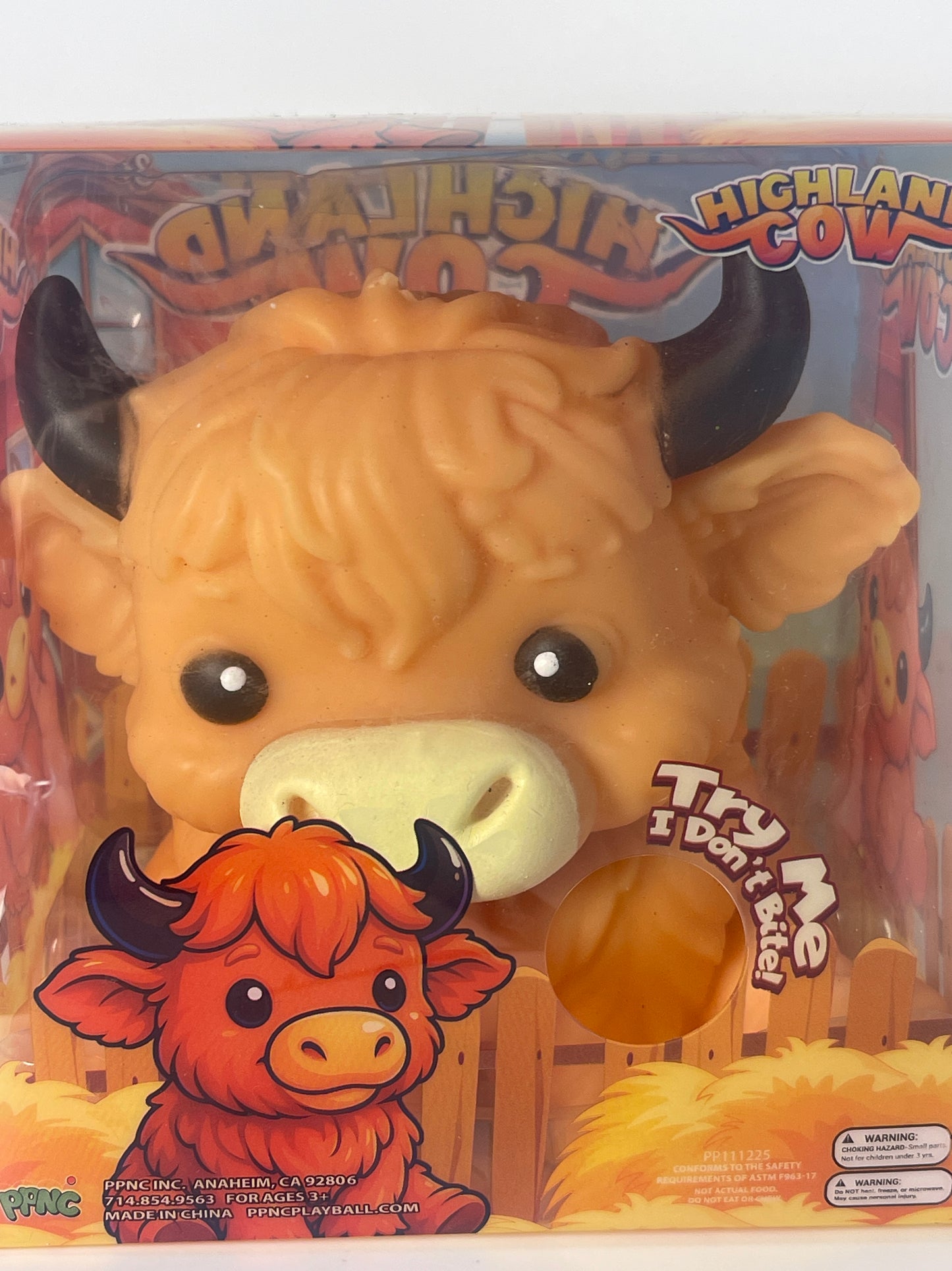 Highland Cow Squishy Fidget Toy