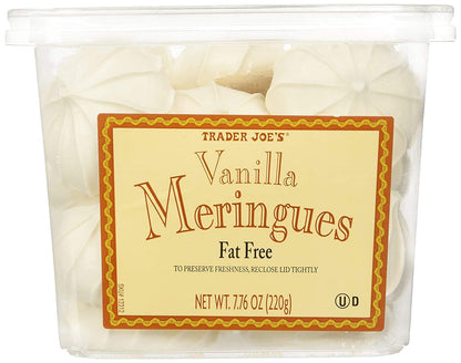 Trader Joe's Vanilla Meringue Cookies - Pack of 4 Tubs (31.04 oz Each)