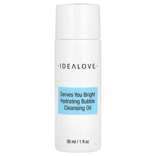 Idealove Serves You Bright Hydrating Bubble Cleansing Oil, Trial Size, 1 fl oz (30 ml)