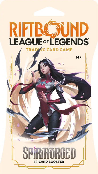 Riftbound: League of Legends TCG | Spiritforged Sleeved Booster | 3-Pack (14 Cards Each)