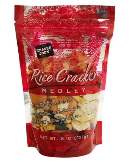 Trader Joe's Rice Crackers Snack Mix Medley - 5 Pack (8 oz Each, 2.5 lbs Total)